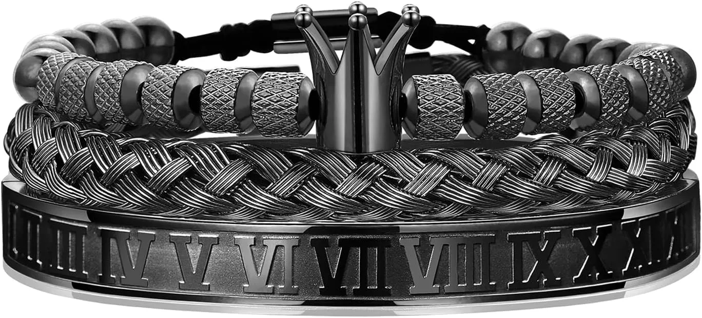 Imperial Crown Bracelets for Men