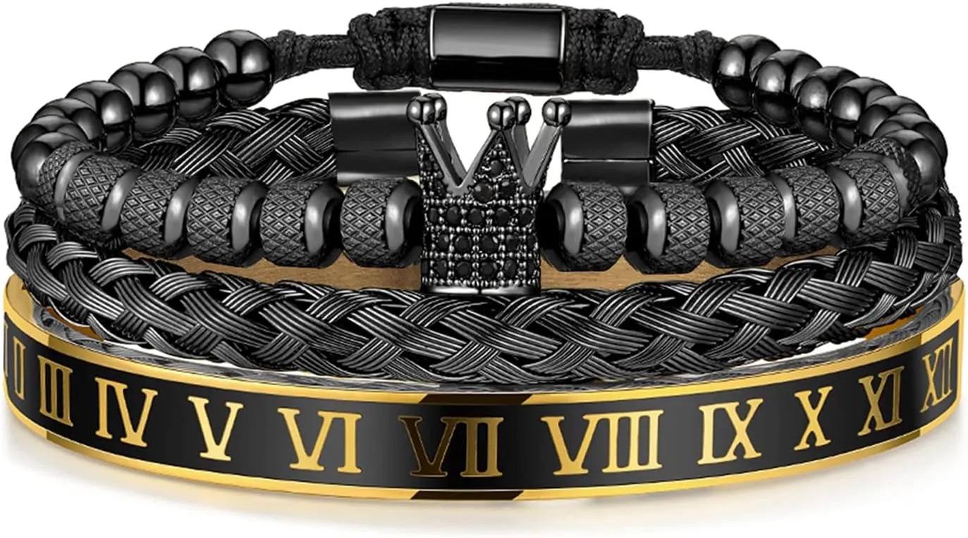Imperial Crown Bracelets for Men