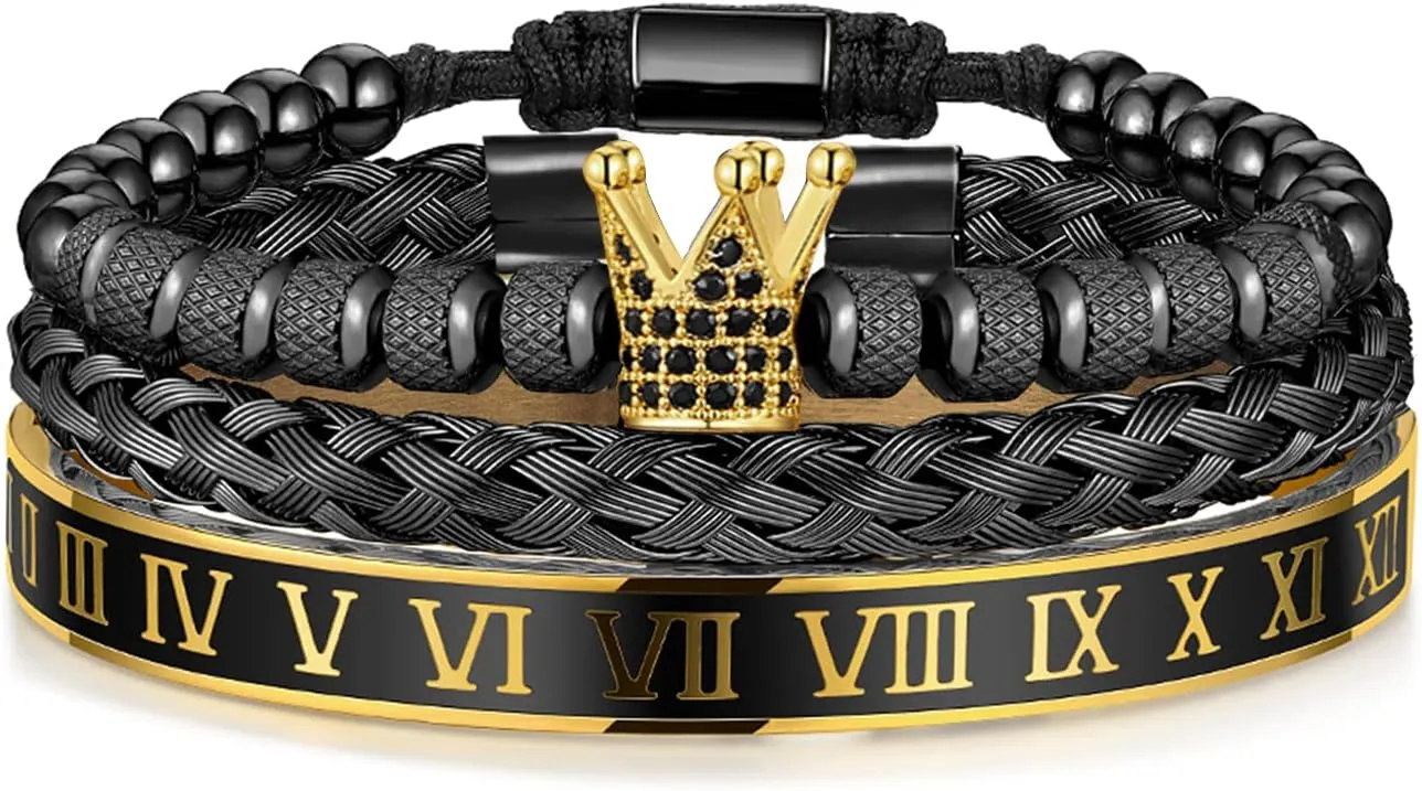 Imperial Crown Bracelets for Men