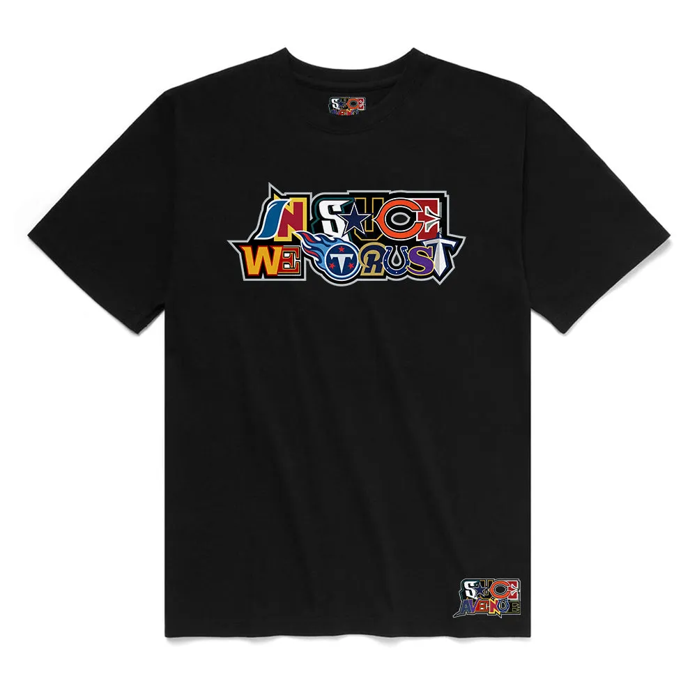 In Sauce We Trust | Black Tee (Football)