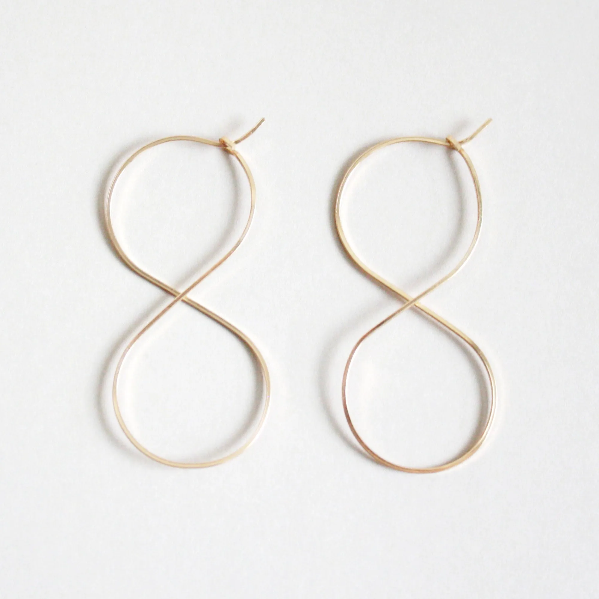 Infinity Hoop Earrings - Large