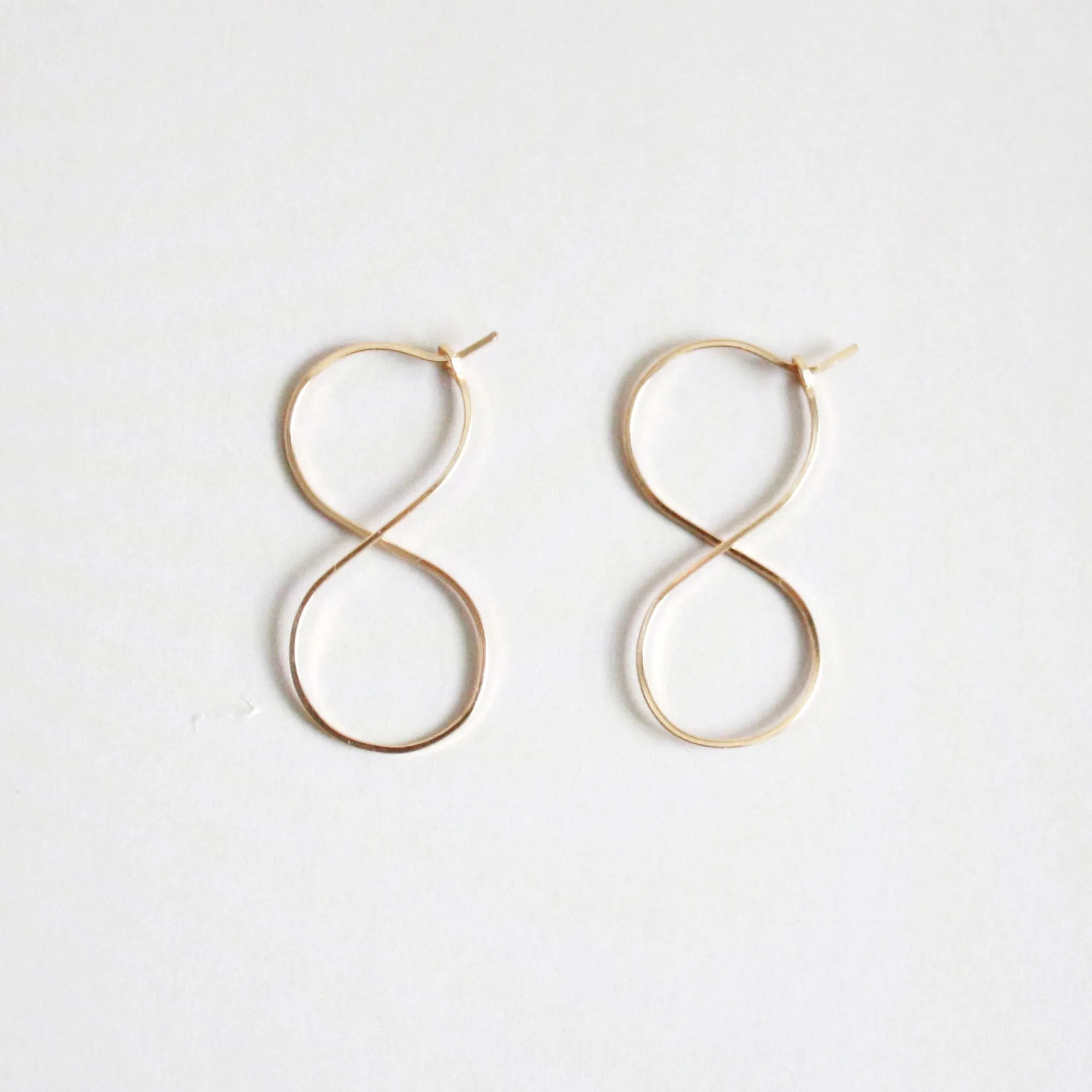 Infinity Hoop Earrings - Small