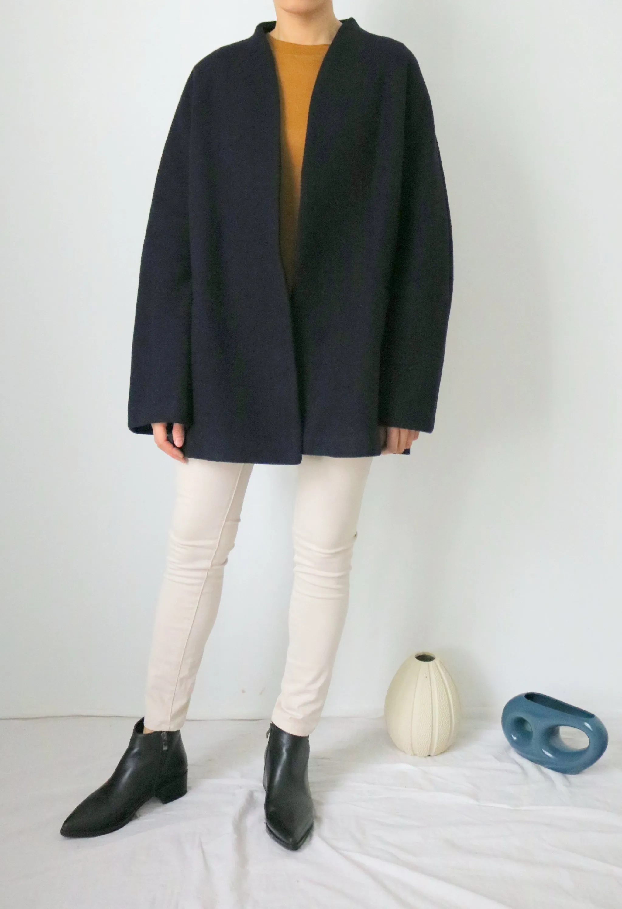 ishiji kimono coat  - navy (more colours available)