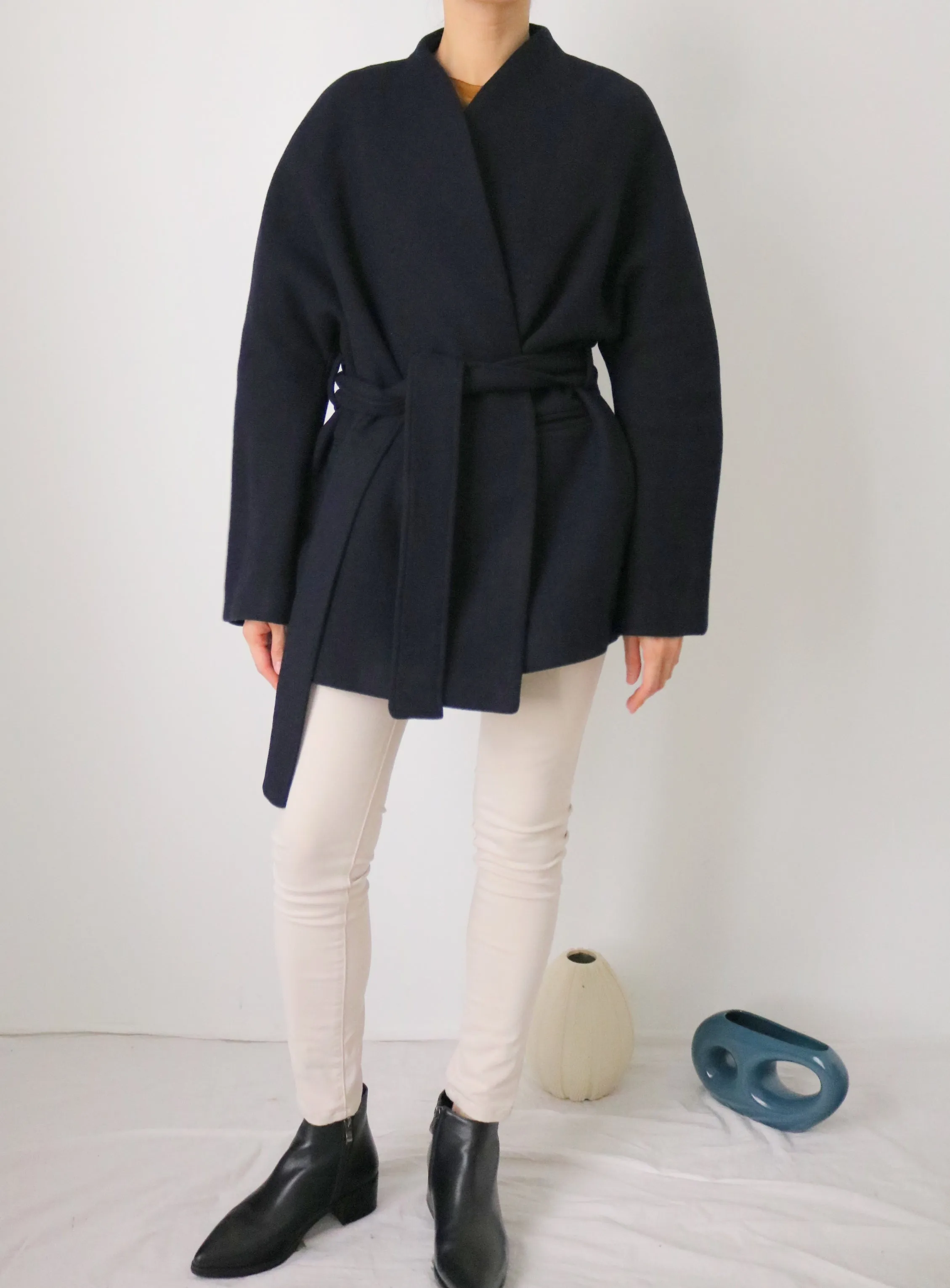 ishiji kimono coat  - navy (more colours available)