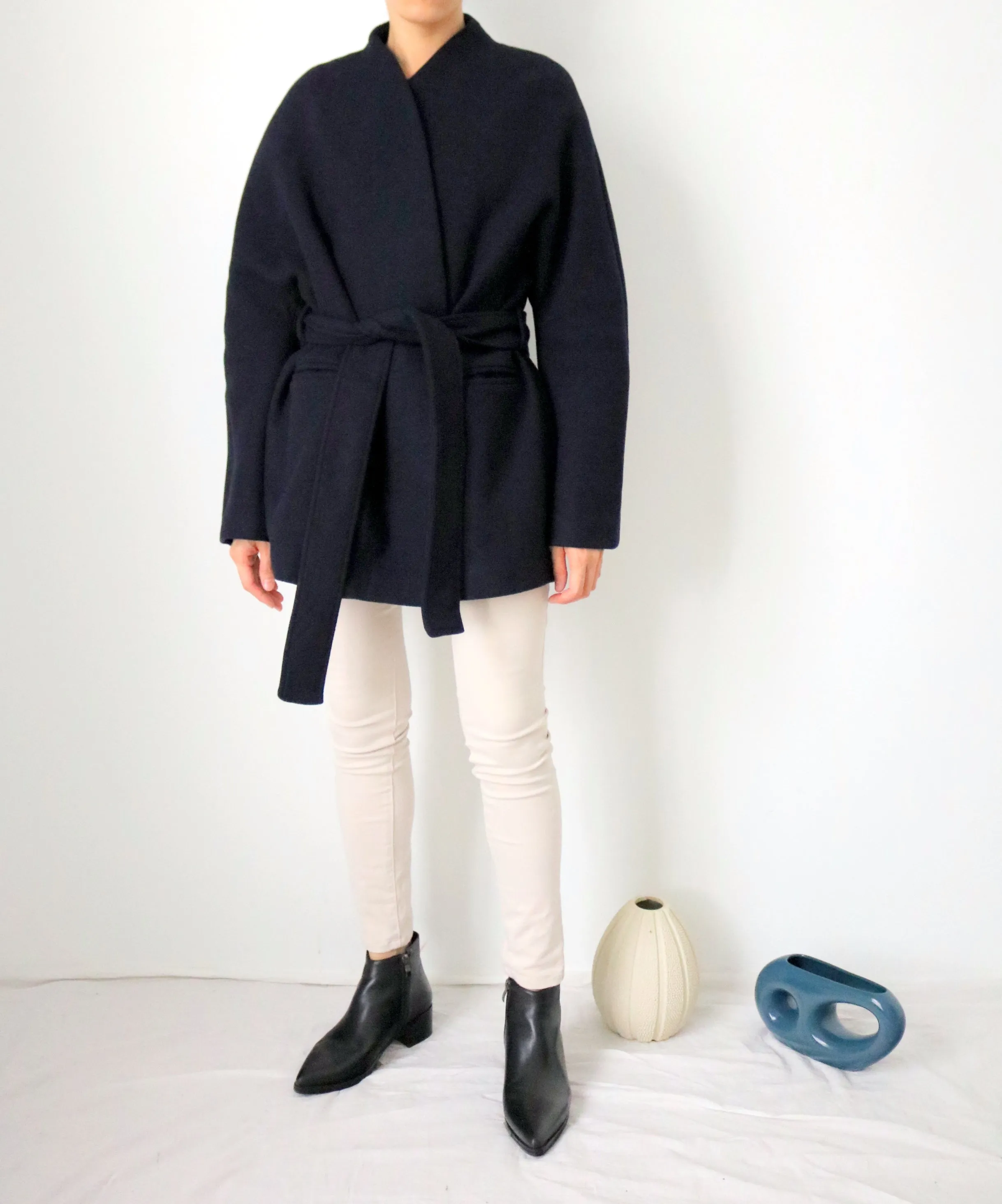 ishiji kimono coat  - navy (more colours available)