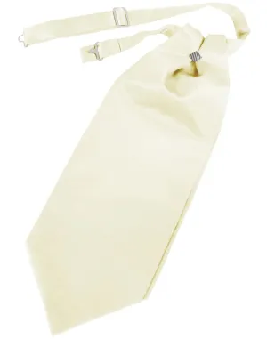Ivory Luxury Satin Cravat