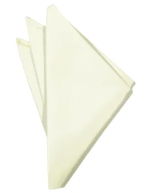 Ivory Luxury Satin Pocket Square