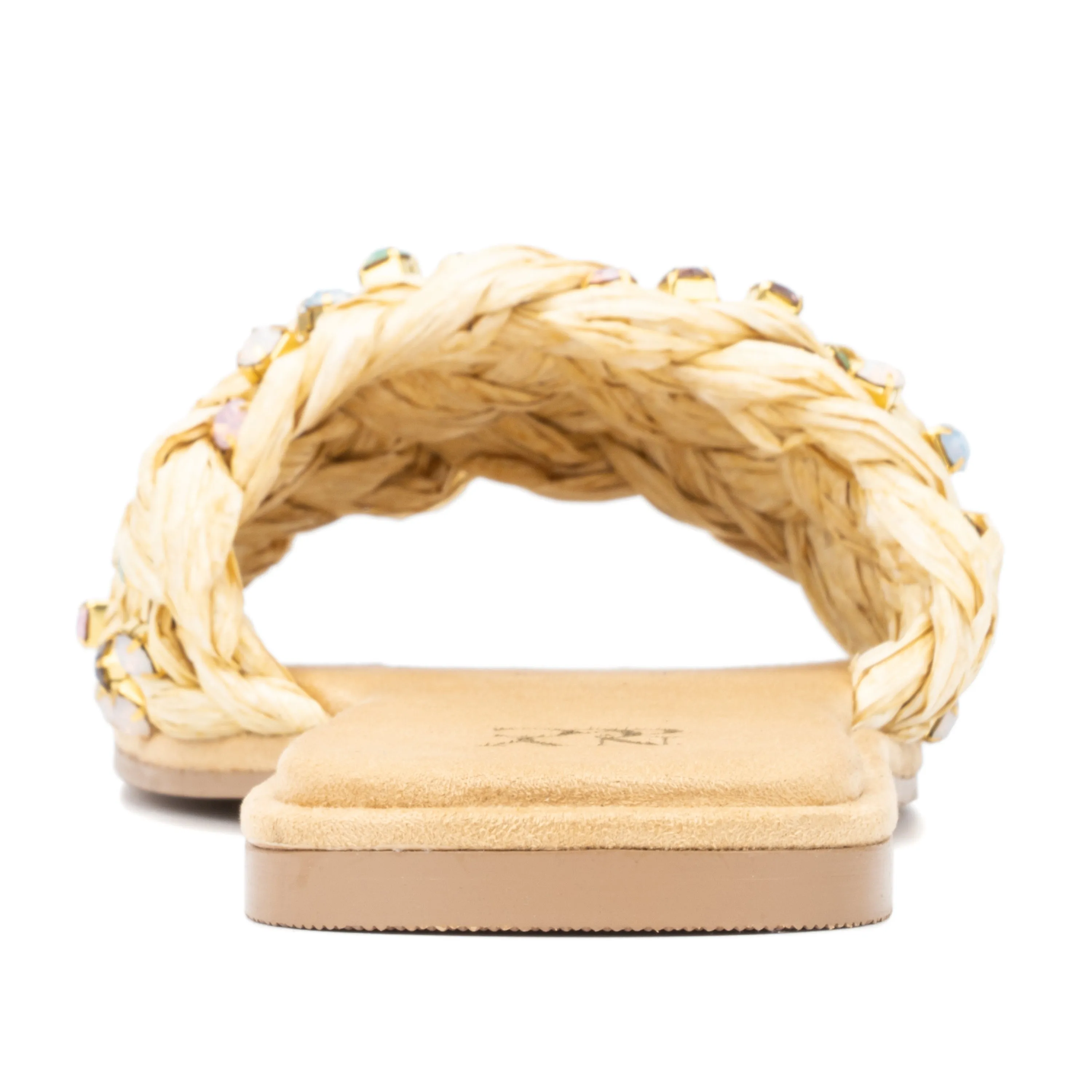 Izzy Embellished Slide Sandals