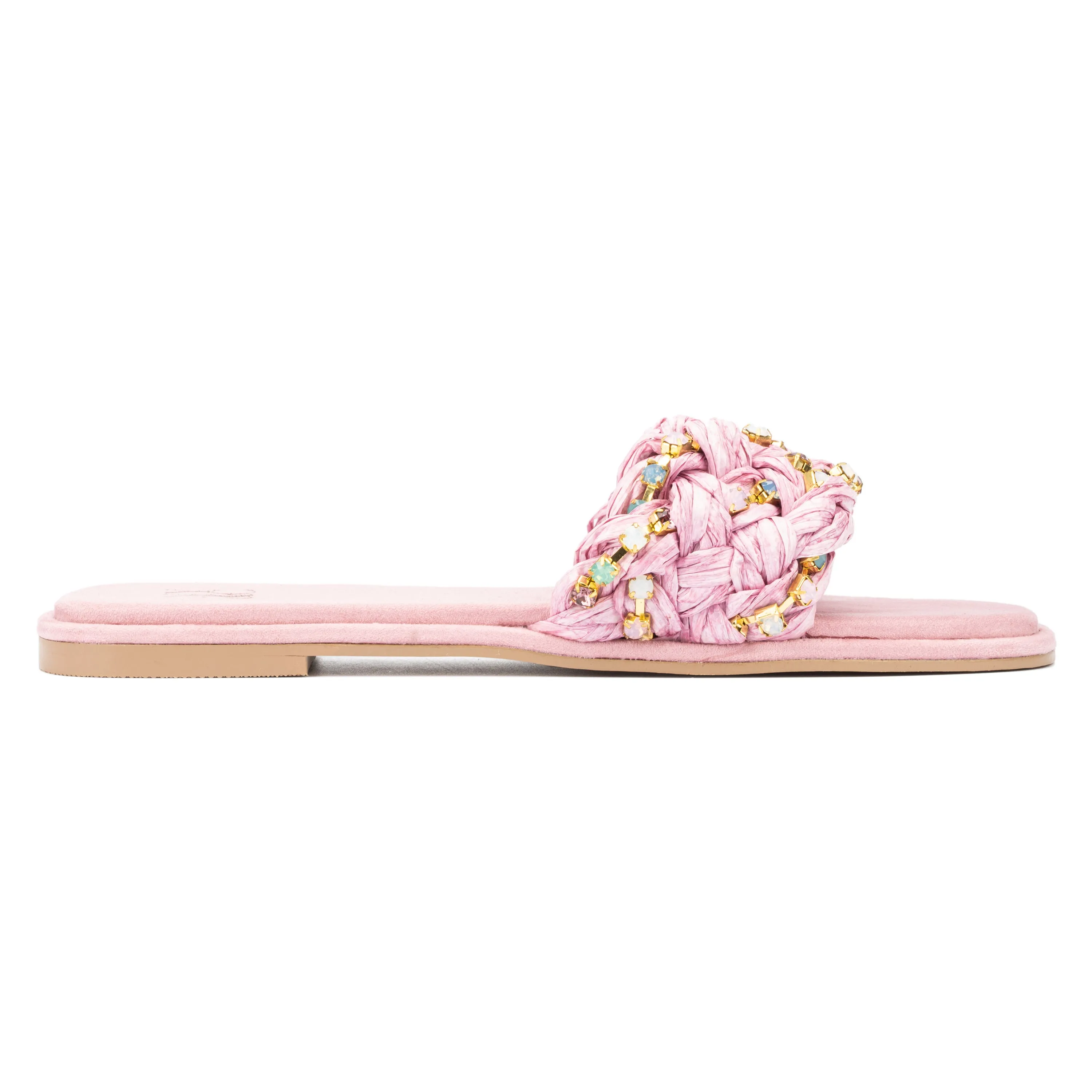 Izzy Embellished Slide Sandals