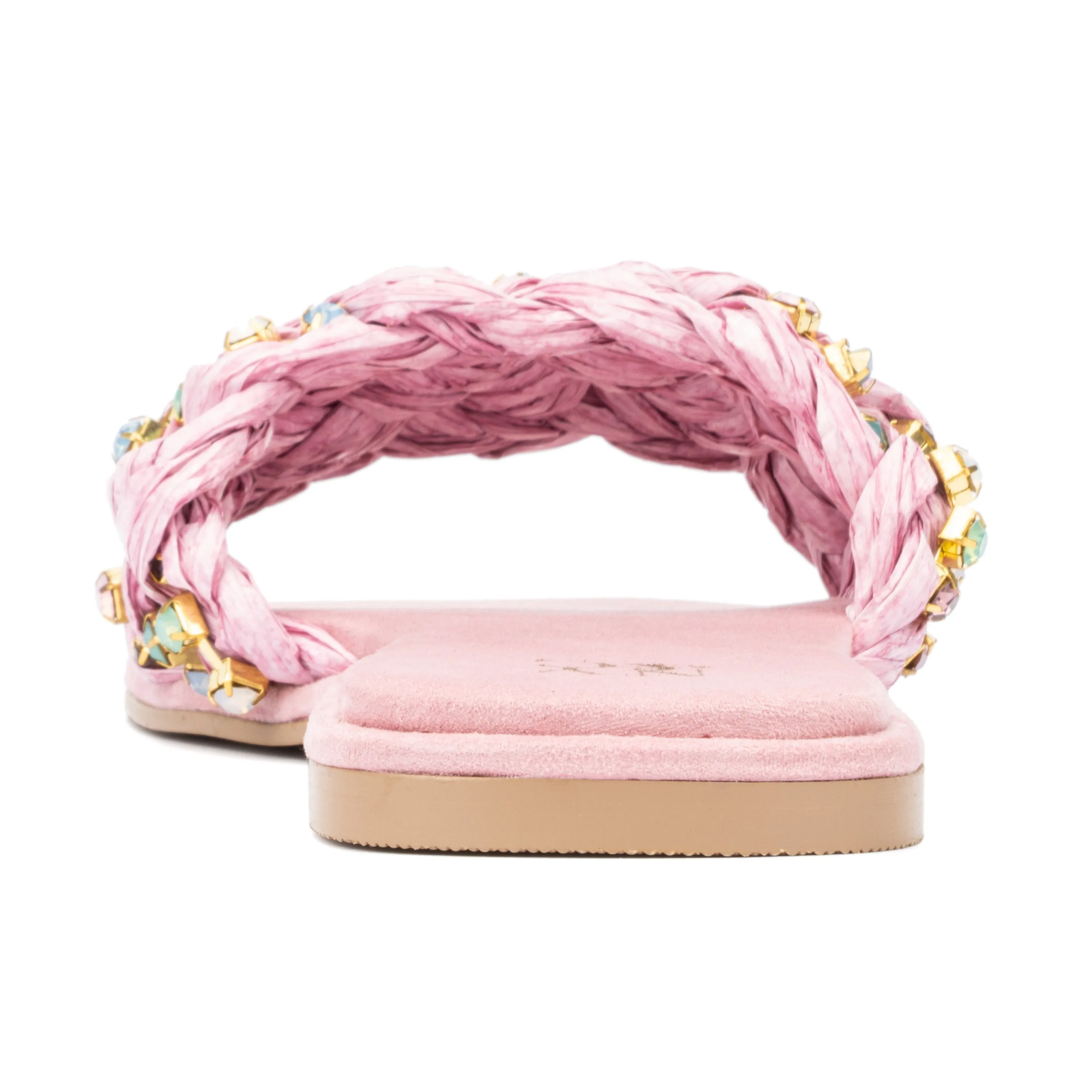 Izzy Embellished Slide Sandals
