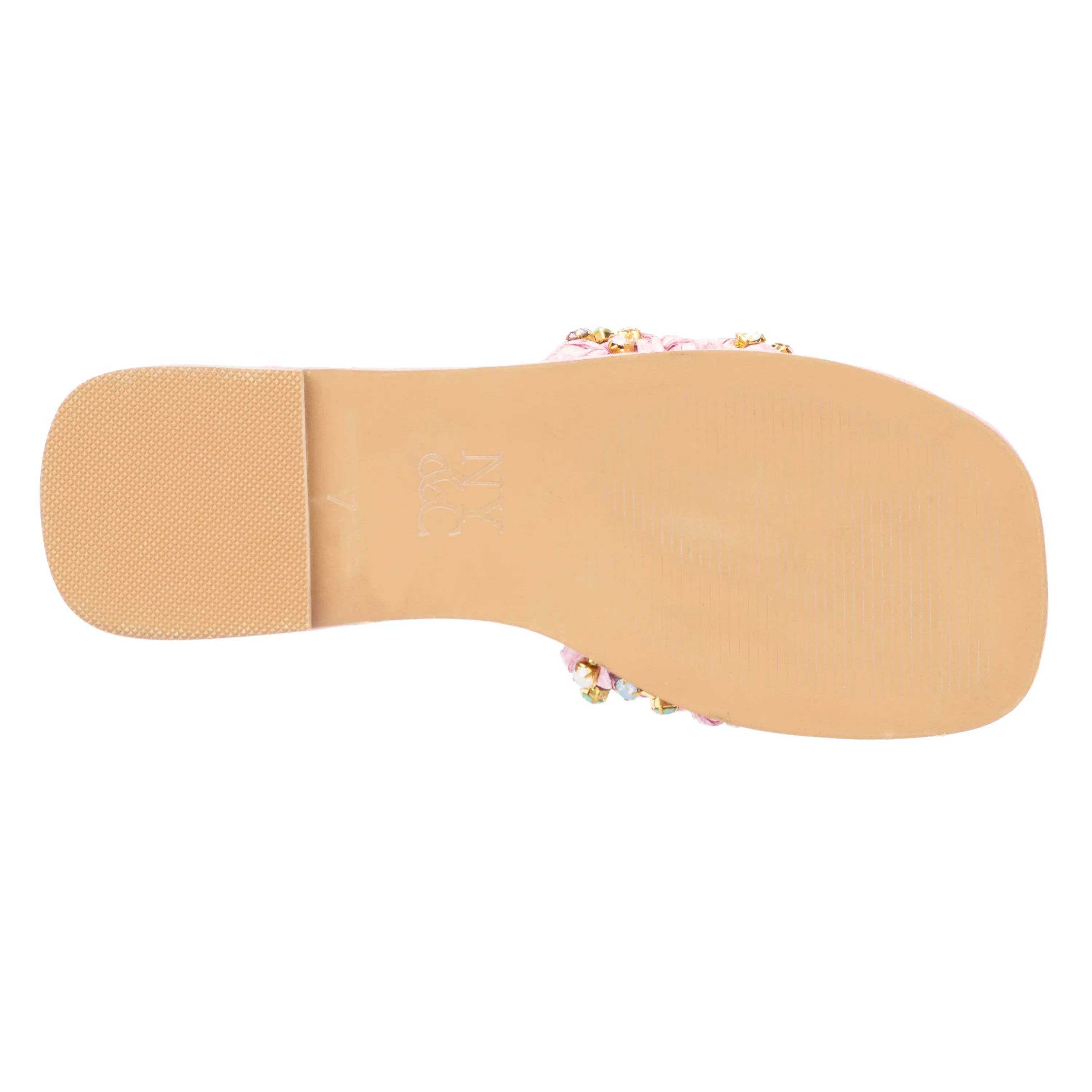 Izzy Embellished Slide Sandals