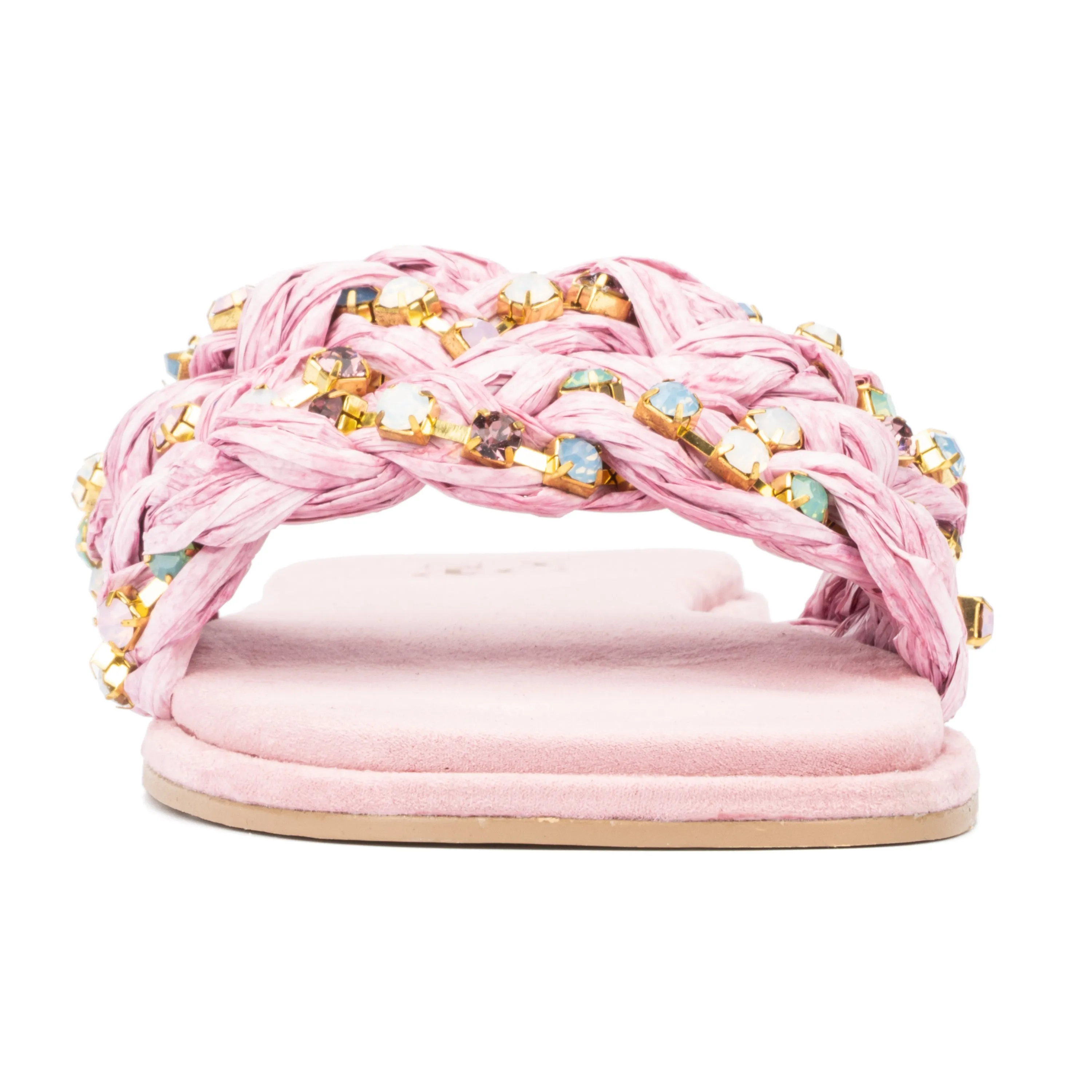 Izzy Embellished Slide Sandals