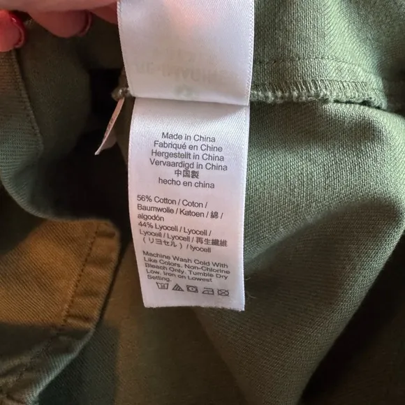 J Crew Women’s Jumper Shirt Dress Size 12 Army Green Retro Zip Streetweqr Grunge