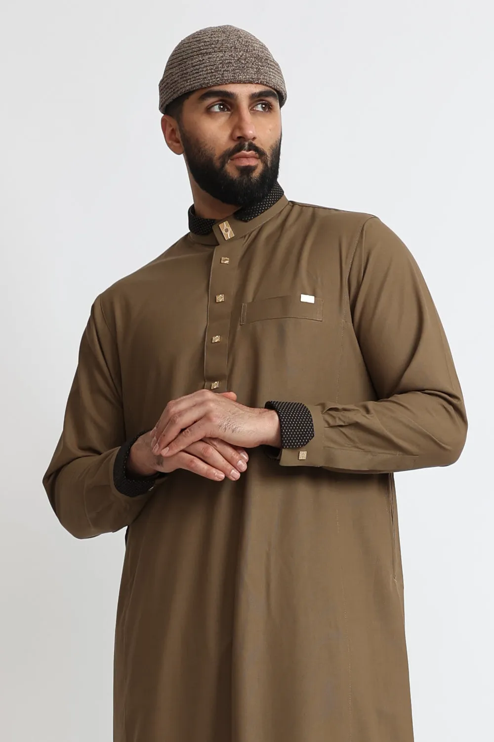 J124 Copper Brown Premium Thobe