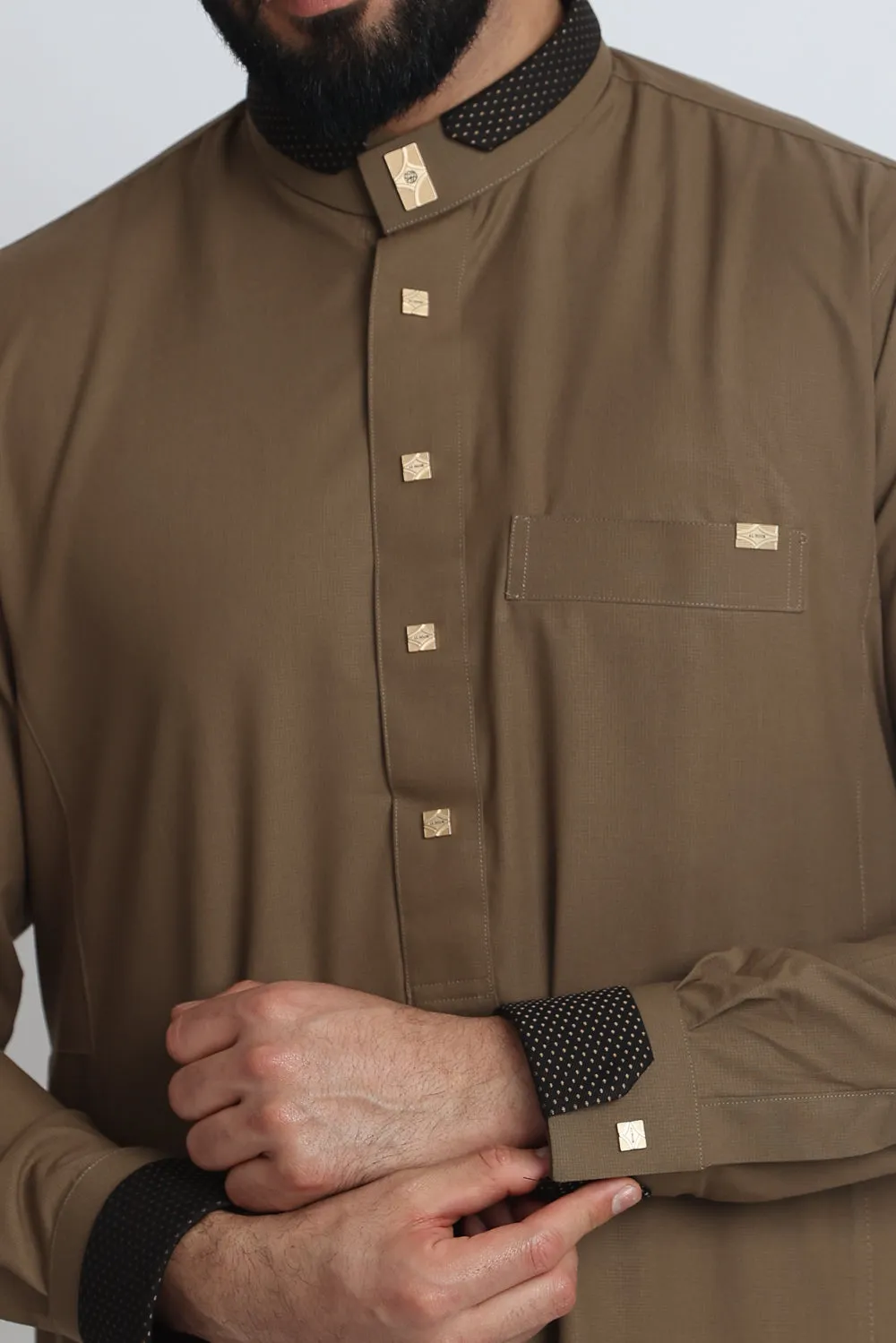 J124 Copper Brown Premium Thobe
