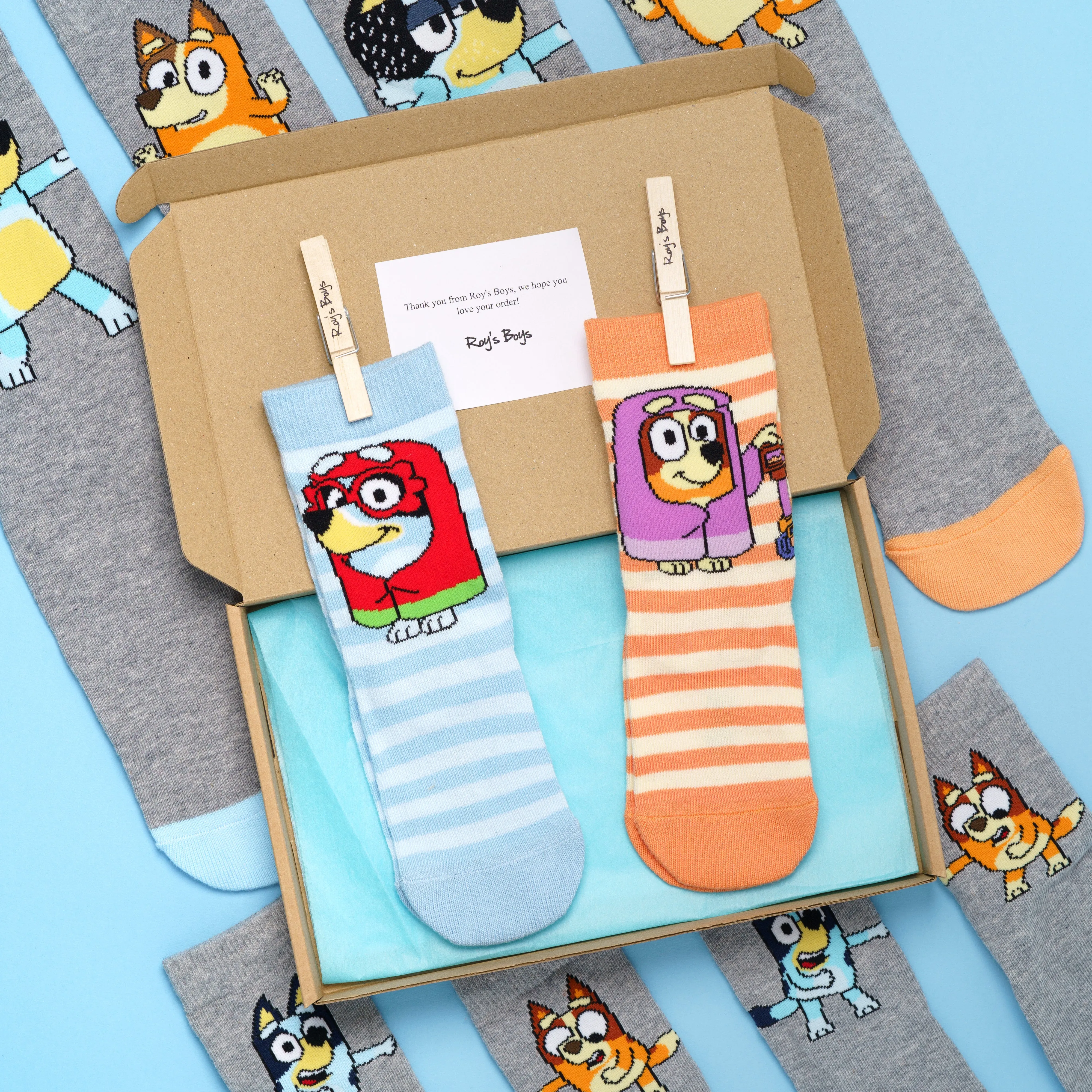 Janet 'Bluey' Kids' Socks