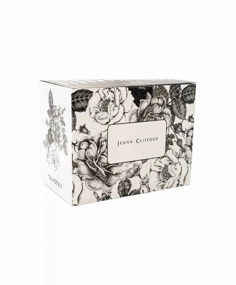 Jenna Clifford Black Rose Tea Pot 1200ml JC-7237