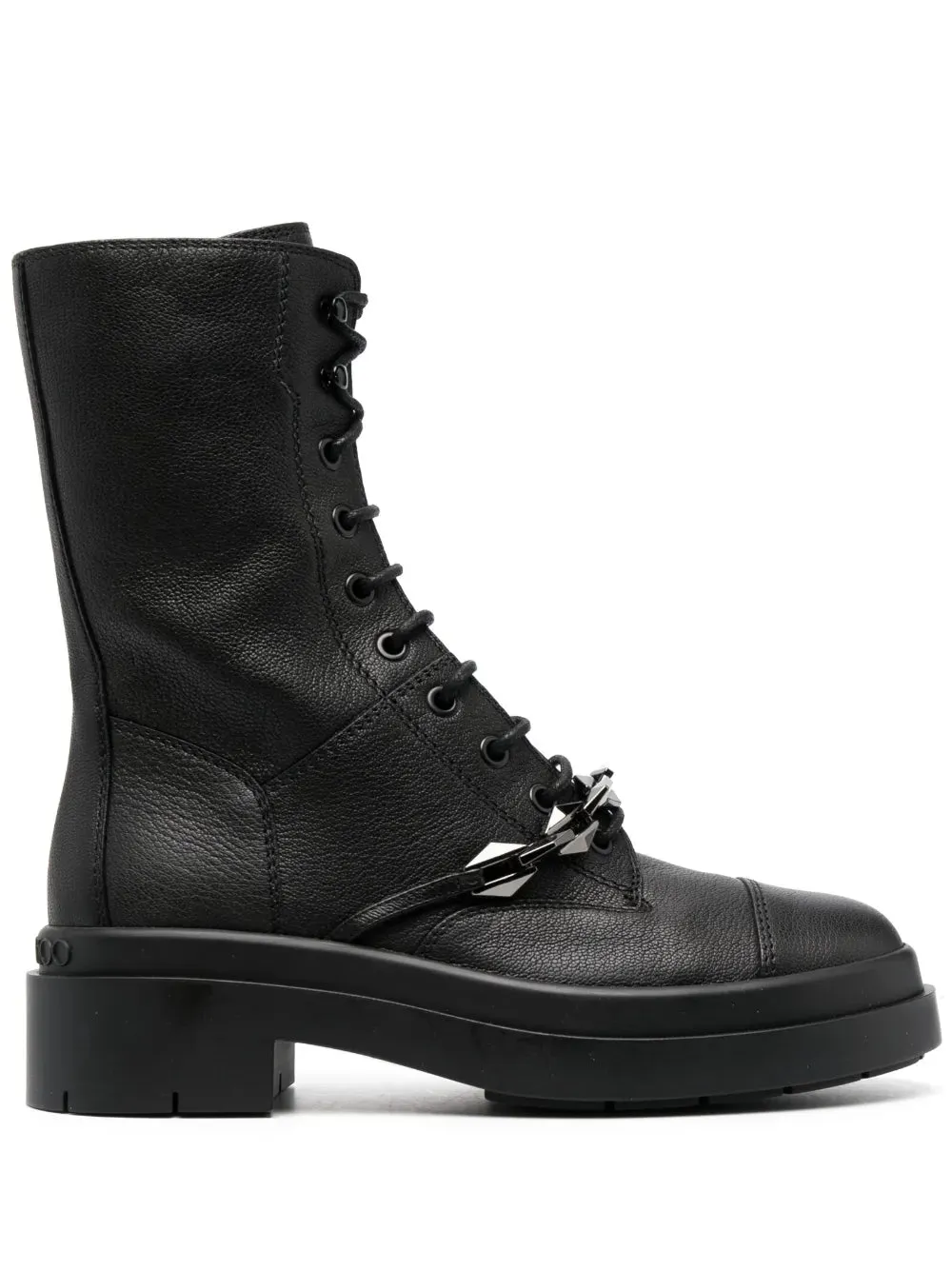 Jimmy Choo Nari grained-texture leather boots