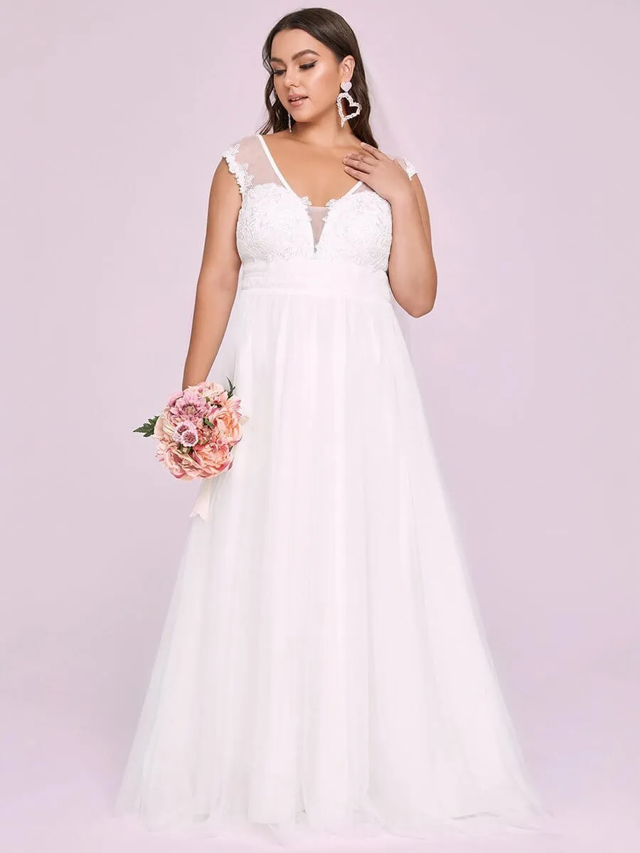 Joni minimalist plus size wedding dress in ivory Express NZ wide!