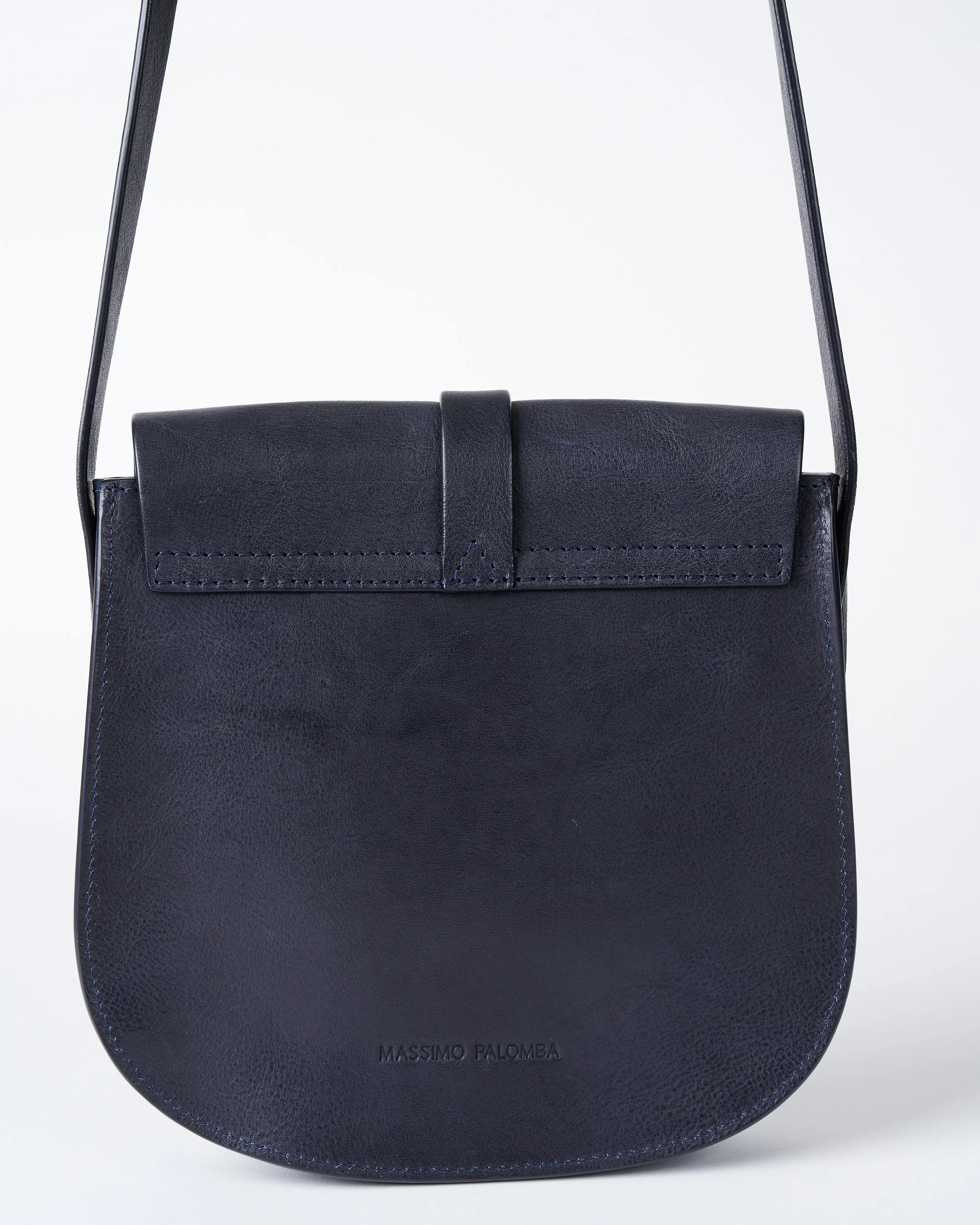 jude derby crossbody - navy leather