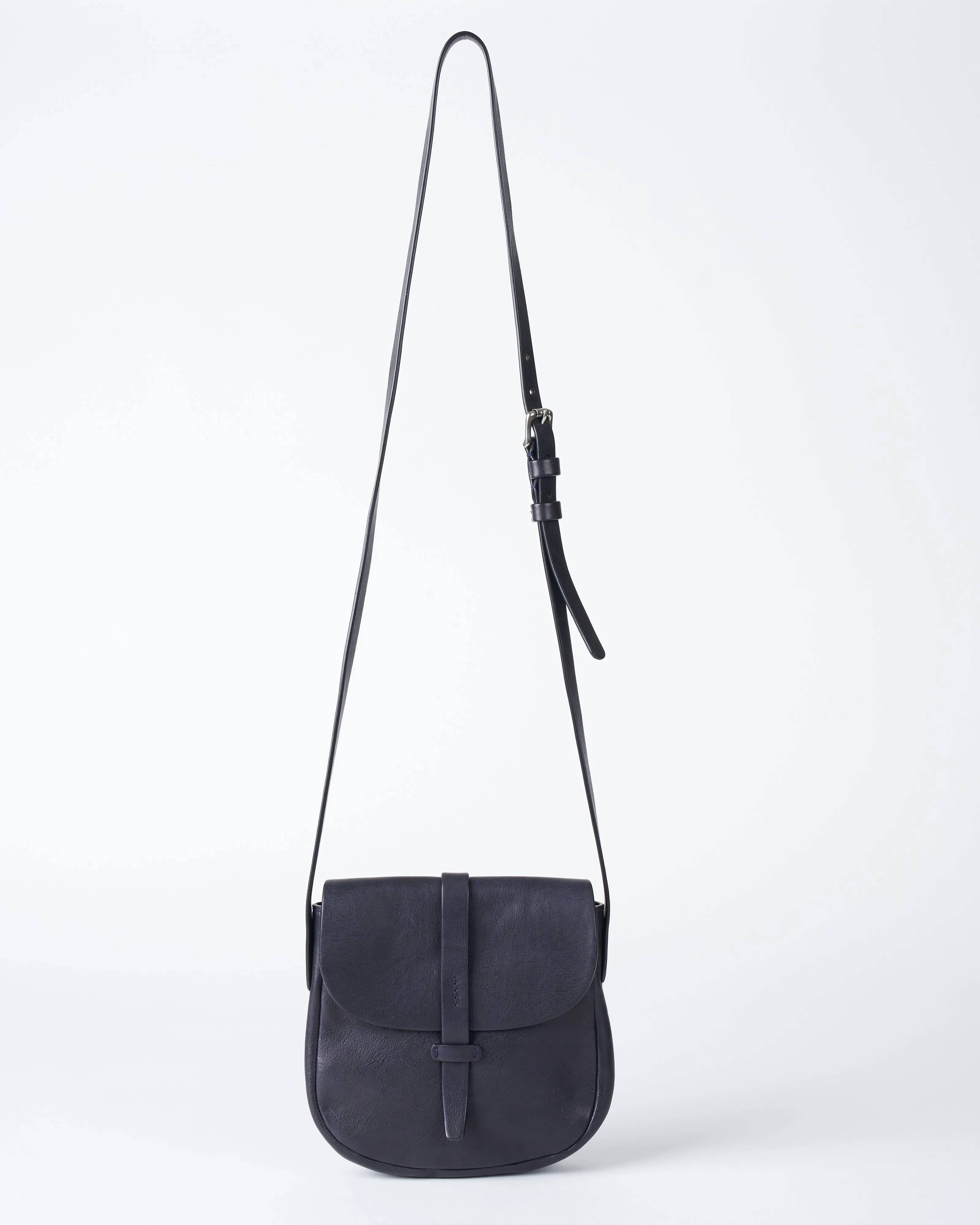 jude derby crossbody - navy leather