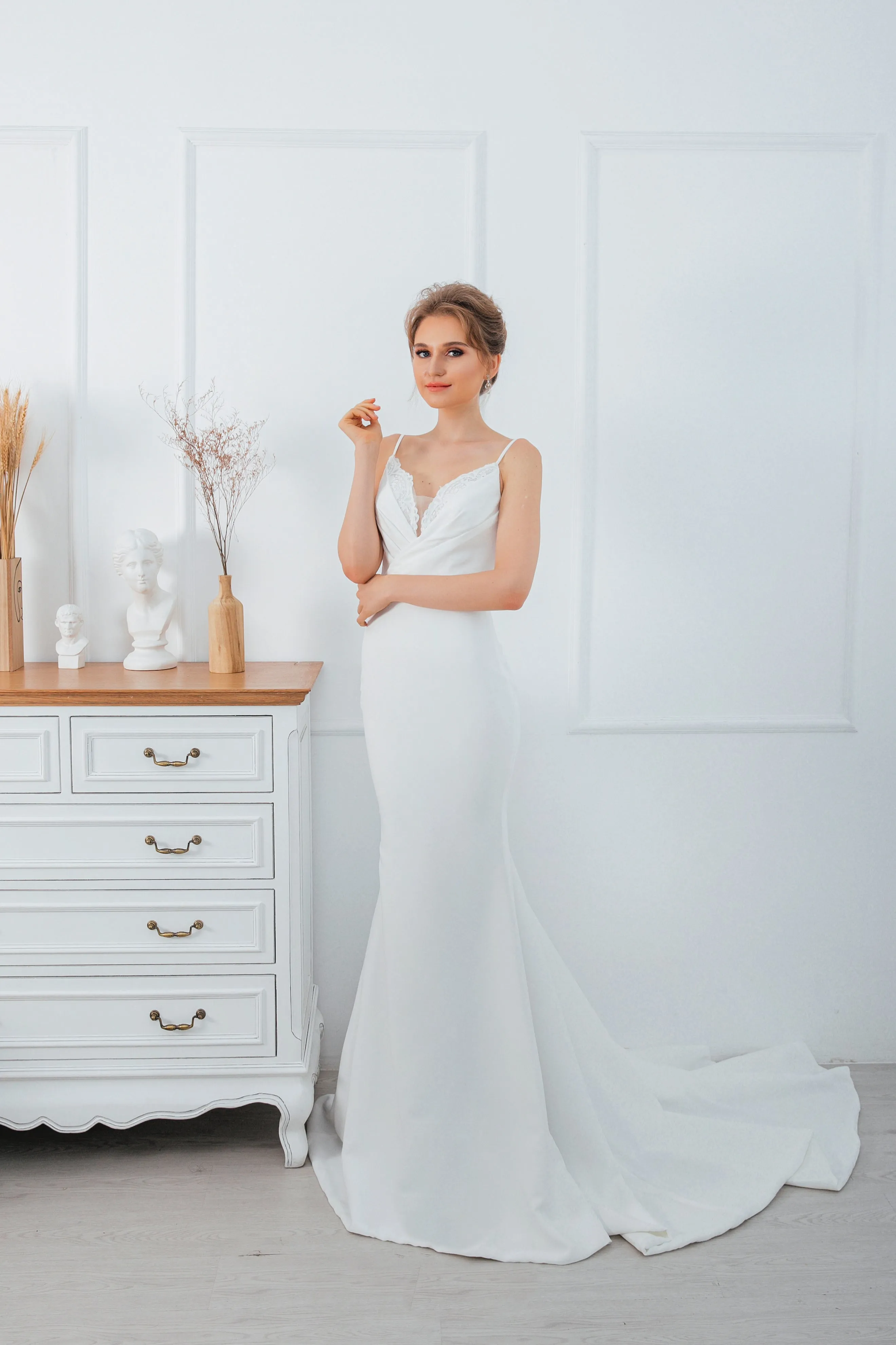 JULIET Handmade Satin A-line Wedding Dress