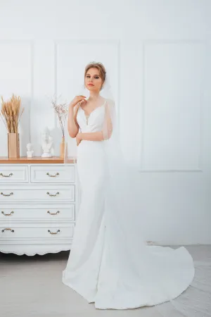 JULIET Handmade Satin A-line Wedding Dress