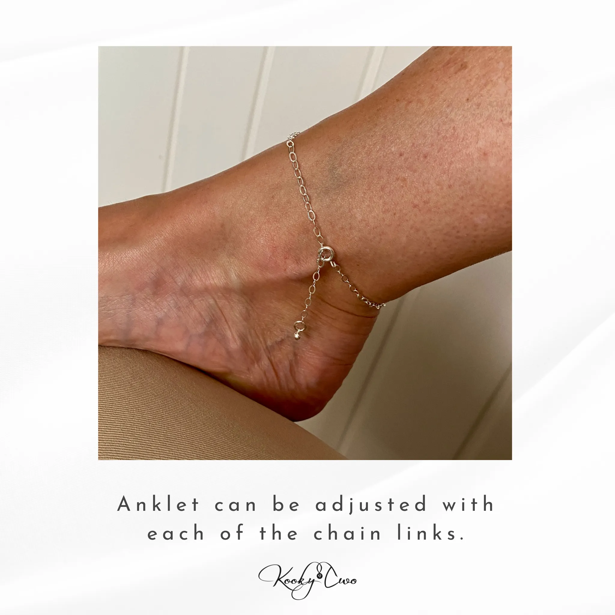 KARMA | Silver Circle Anklet