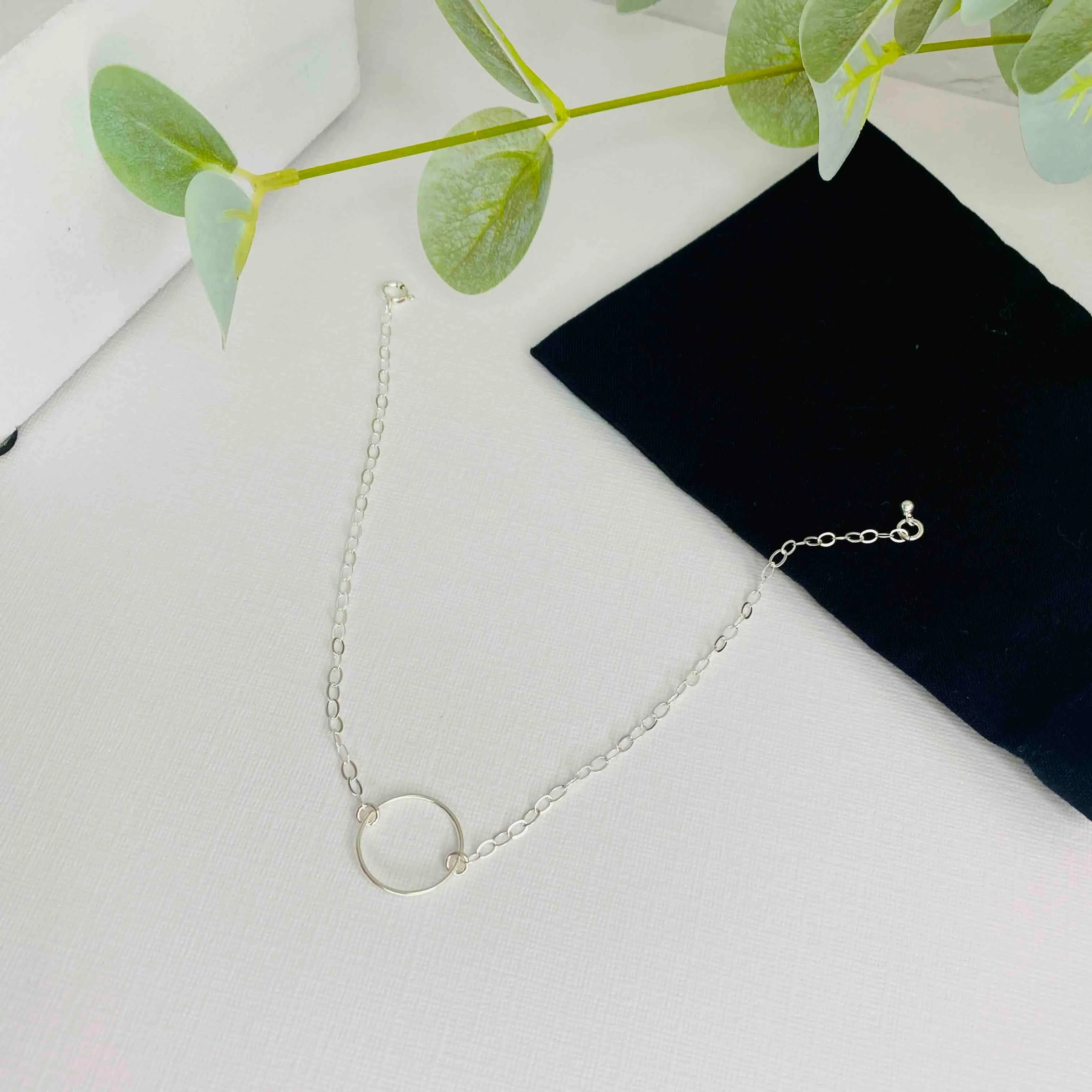 KARMA | Silver Circle Anklet