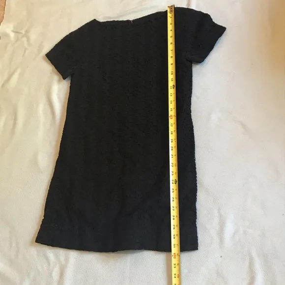 Kate Spade Eyelet Short Sleeve Black Dress Size 0