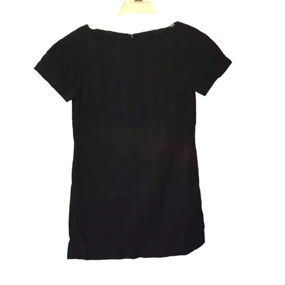 Kate Spade Eyelet Short Sleeve Black Dress Size 0