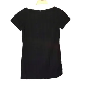 Kate Spade Eyelet Short Sleeve Black Dress Size 0