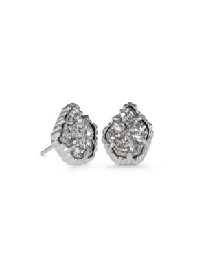 Kendra Scott Tessa Stud Earring - Silver Platinum Drusy