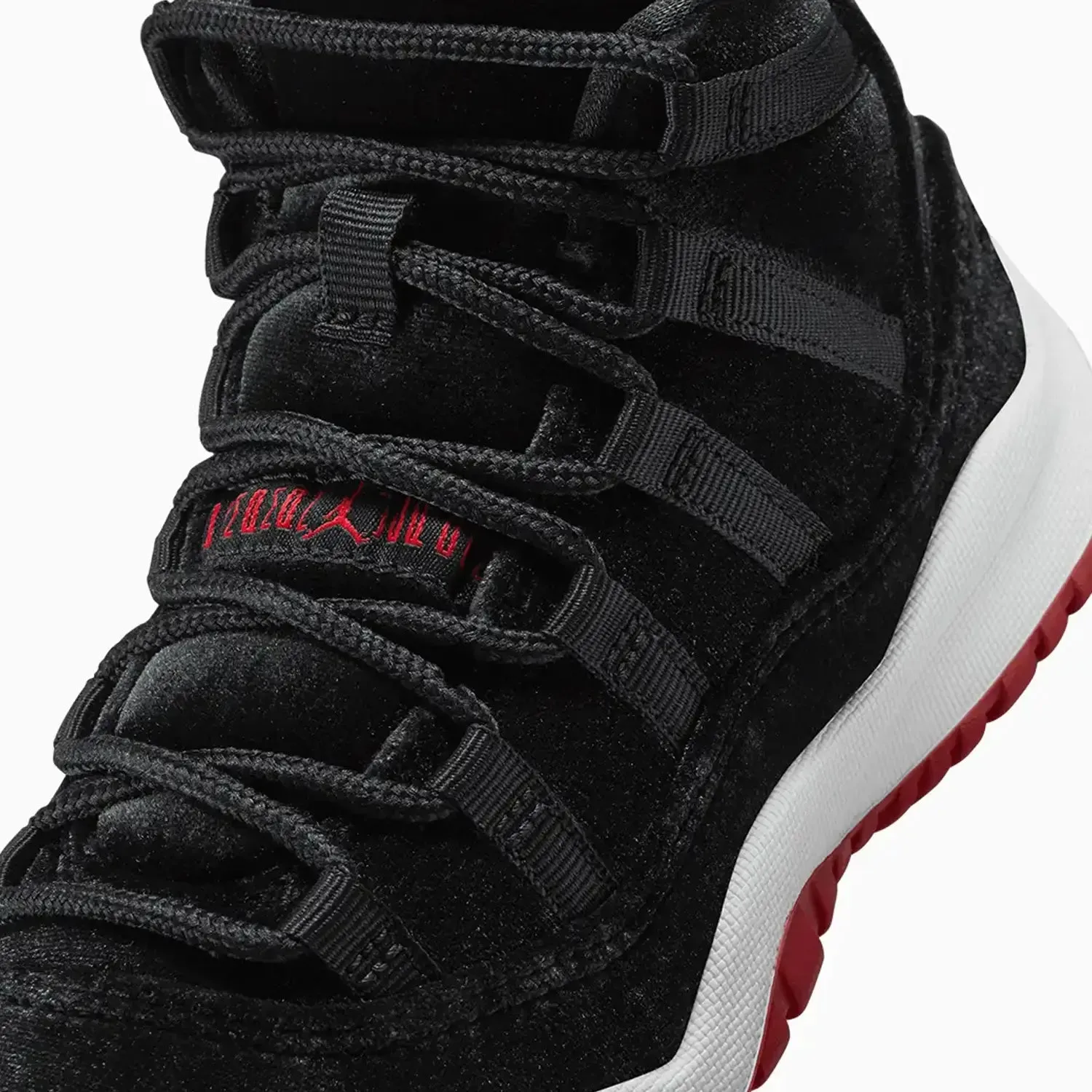 Kid's Air Jordan 11 Retro "Bred Velvet" Pre School