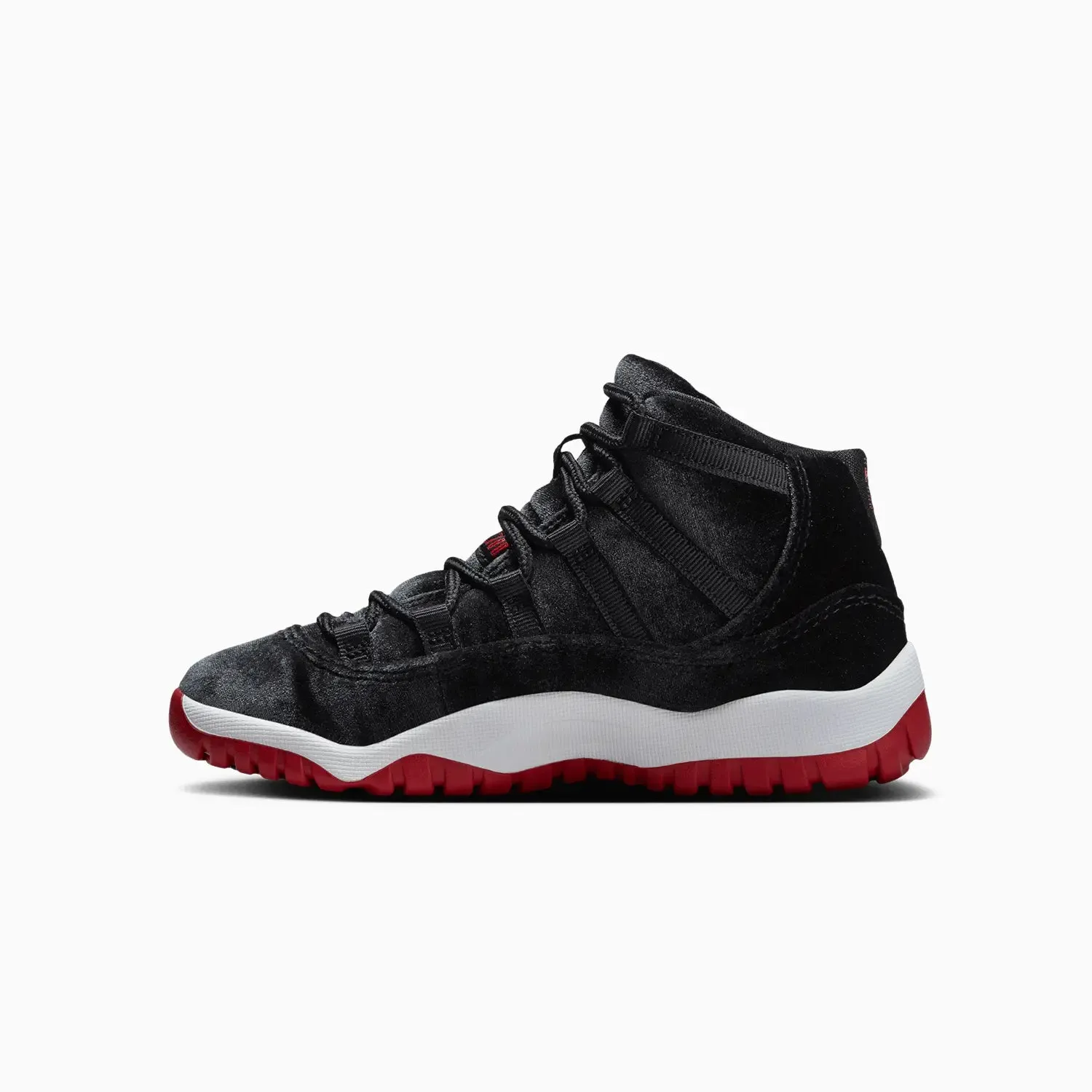 Kid's Air Jordan 11 Retro "Bred Velvet" Pre School