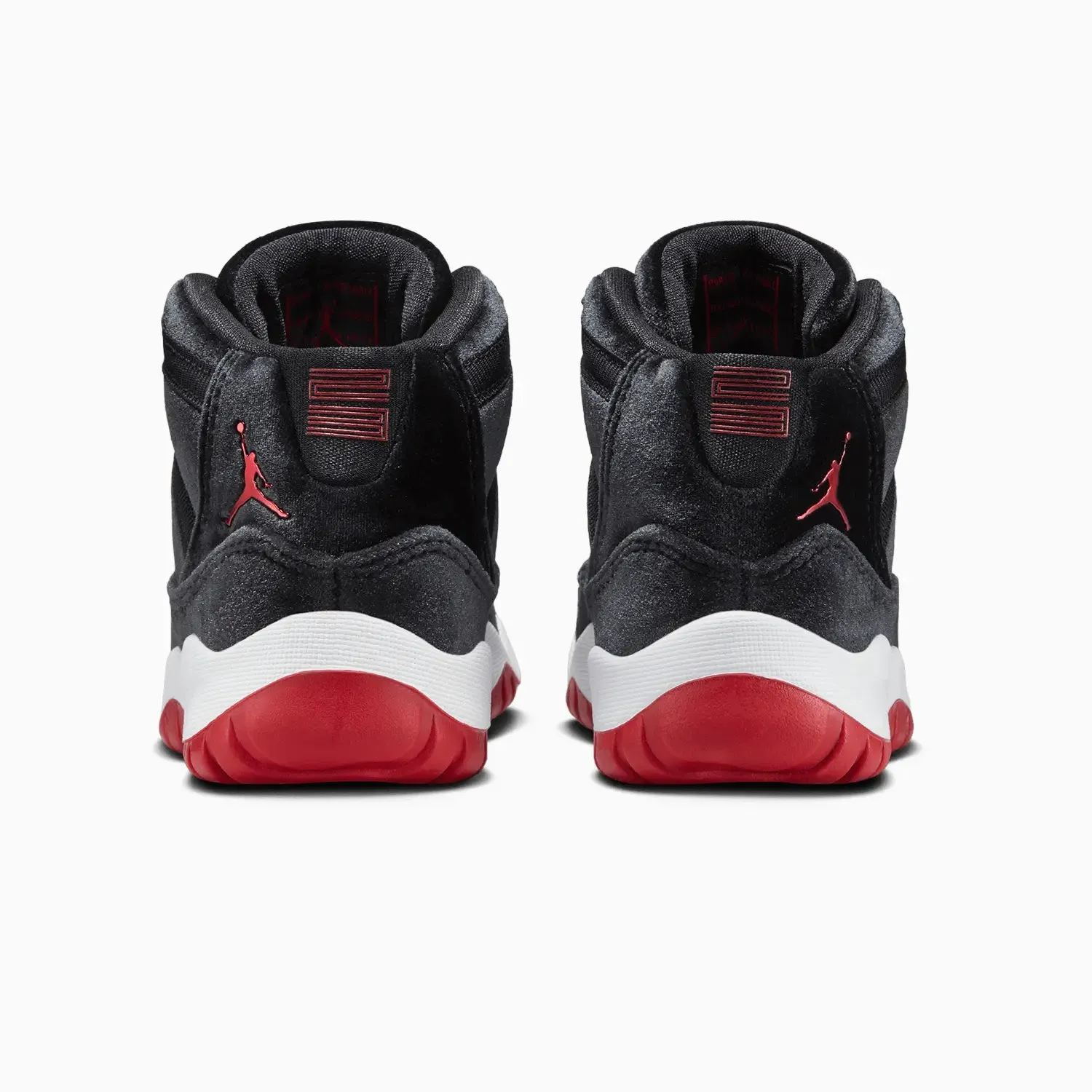 Kid's Air Jordan 11 Retro "Bred Velvet" Pre School