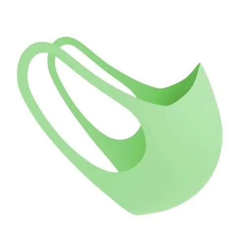 L3VEL3© 3PC FACE MASK GREEN
