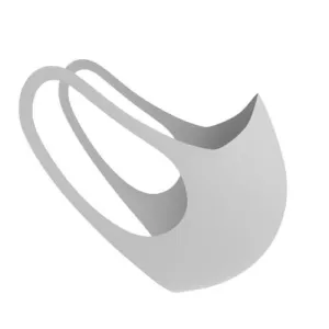 L3VEL3© 3PC FACE MASK GREY