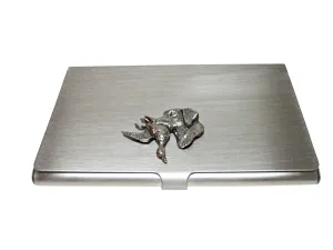 Labrador Dog with Duck Business Card Holder