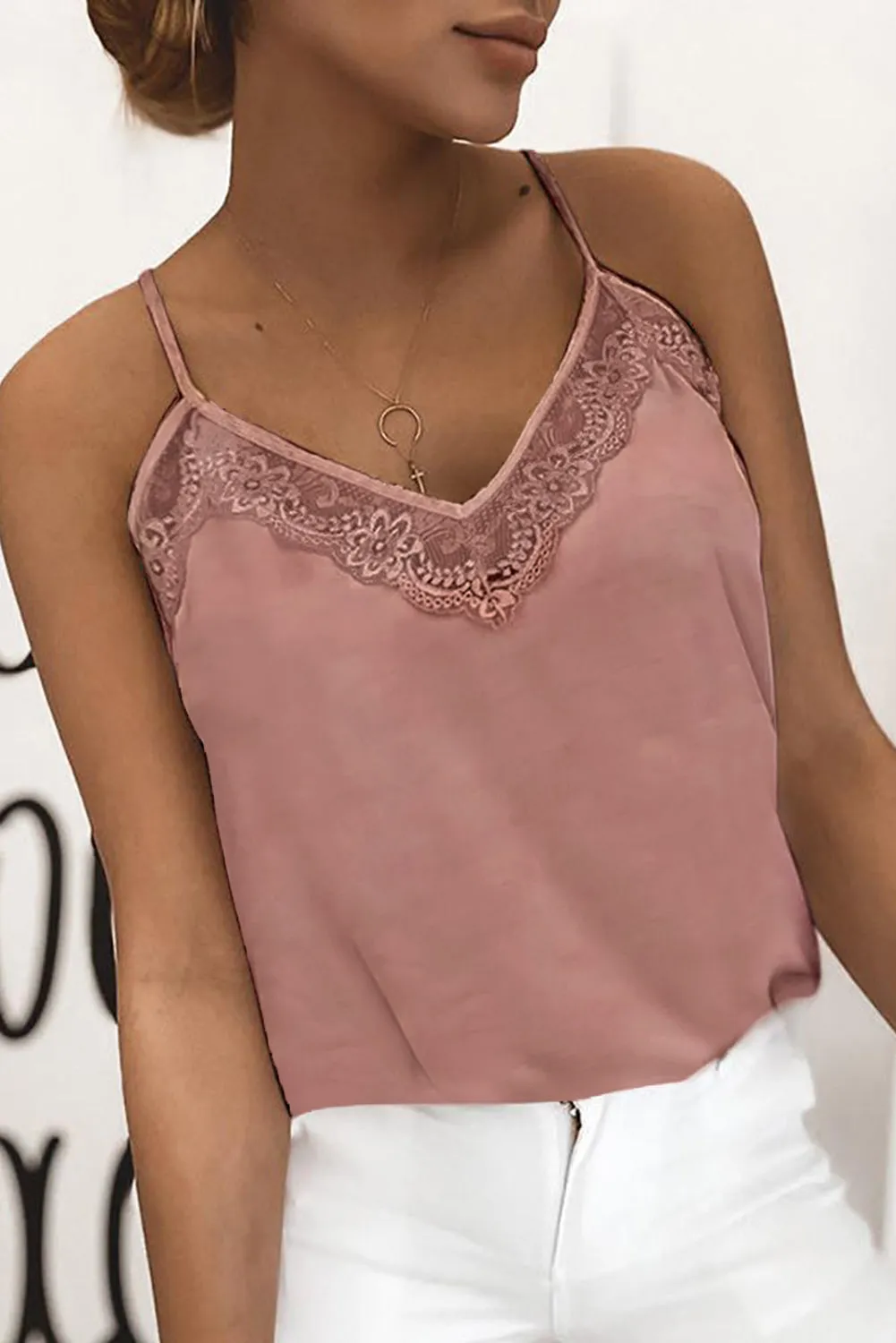 Lace Detail Tank Top