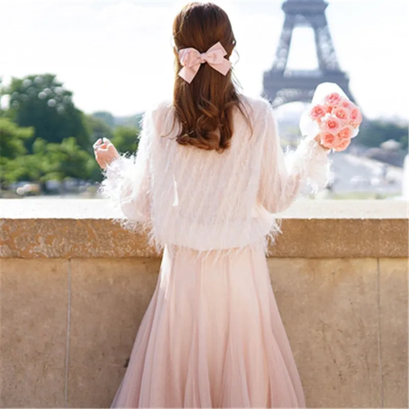 Ladies temperament long stand-up collar long-sleeved dress