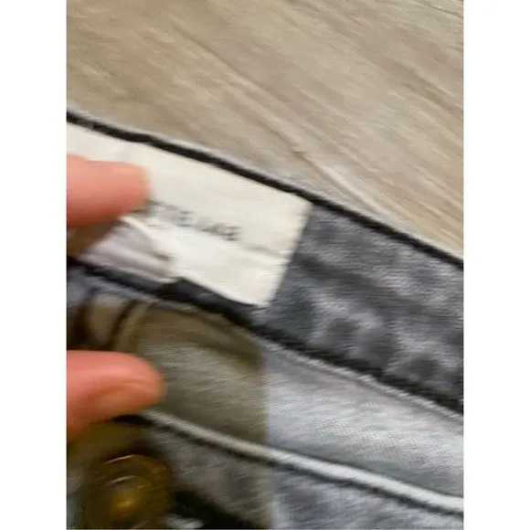 Lafayette 148 &quot;L148 DENIM MERCER SKINNY JEAN&quot; in Gray, Size 12 / 31, MSRP $498