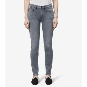 Lafayette 148 &quot;L148 DENIM MERCER SKINNY JEAN&quot; in Gray, Size 12 / 31, MSRP $498
