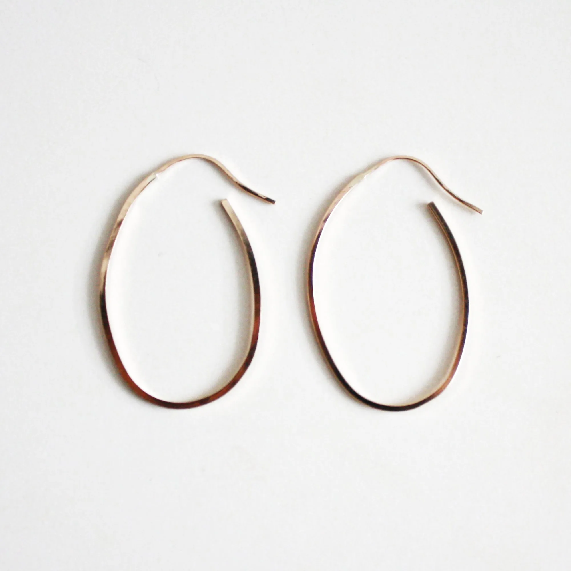 Large Oval Hoop Earrings