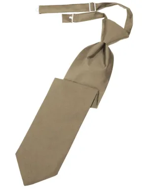 Latte Luxury Satin Kids Necktie