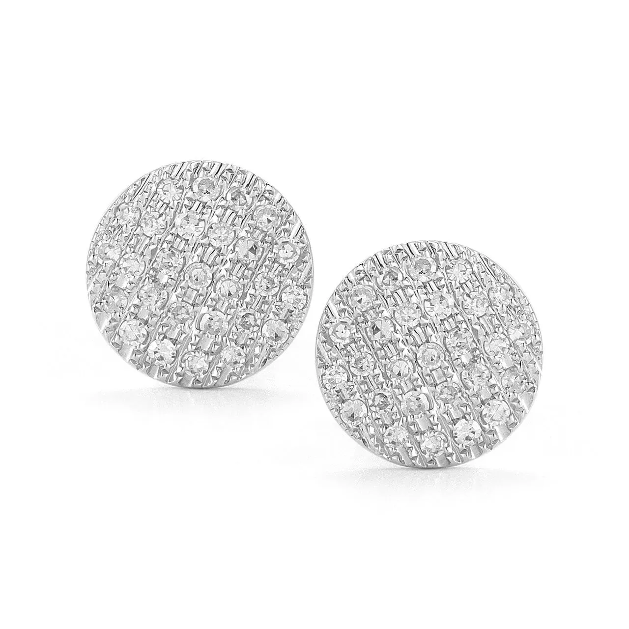 Lauren Joy Medium Disc Studs