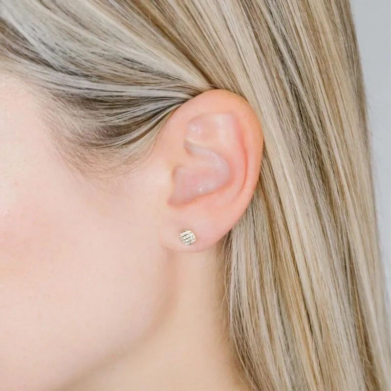 Lauren Joy Mini Disc Studs