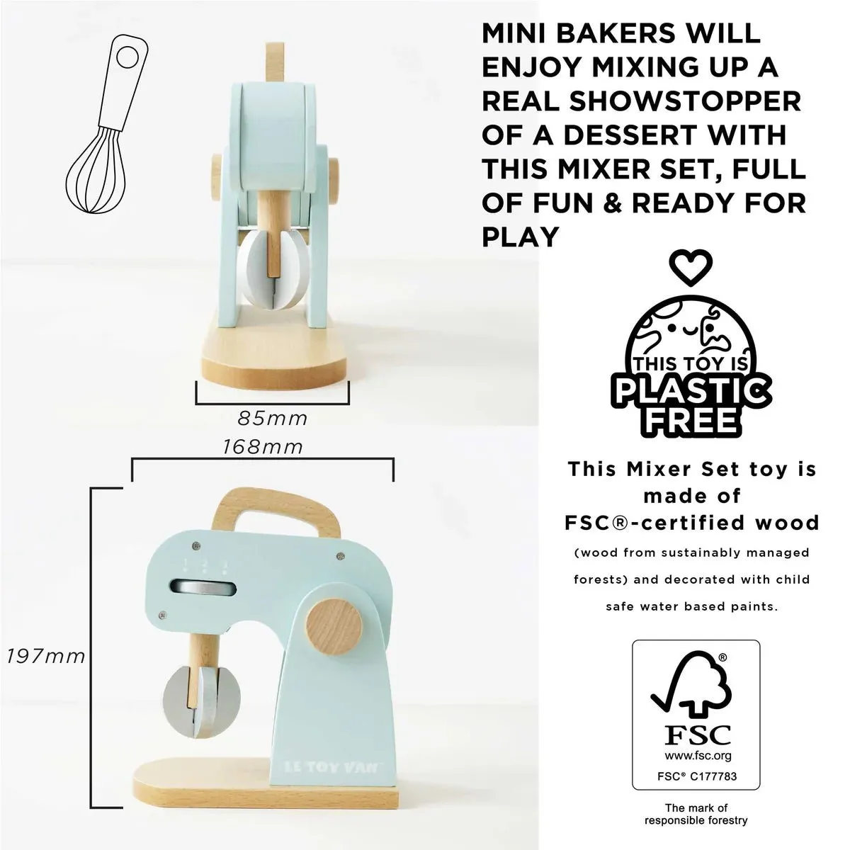 Le Toy Van Bakers Mixer Set and Accessories