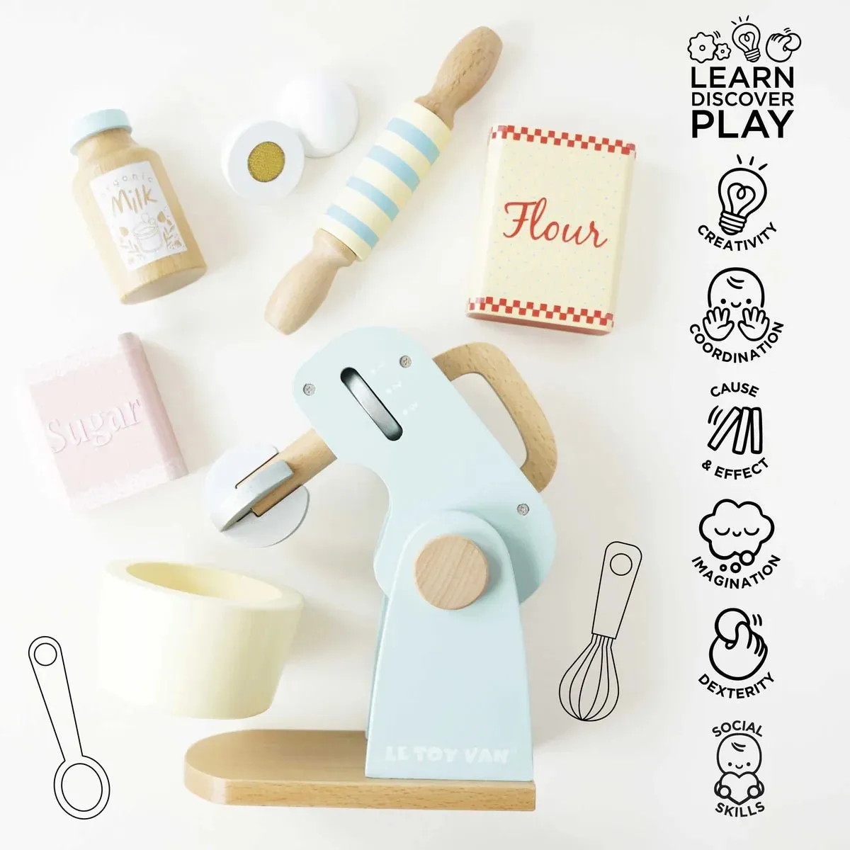 Le Toy Van Bakers Mixer Set and Accessories