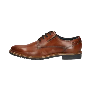 Leder Business Schnürer cognac